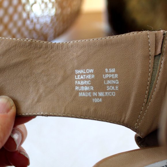 Steve Madden Leather Summer Sling Sandal 9.5 - Picture 6 of 8